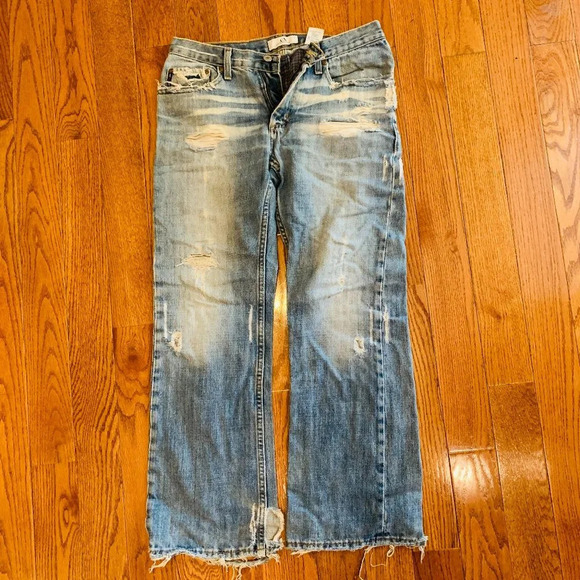 Vintage Distressed Armani Exchange Bootcut Jeans 29 X 30 - Picture 3 of 12